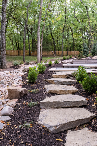 Overland Park, KS Hardscaping Services | Hassle Free Outdoor - rocks_and_sidewalk