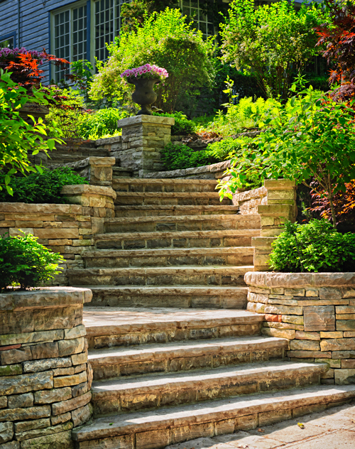 Lawn Care in Lenexa, KS | Hassle Free Outdoor - stairs