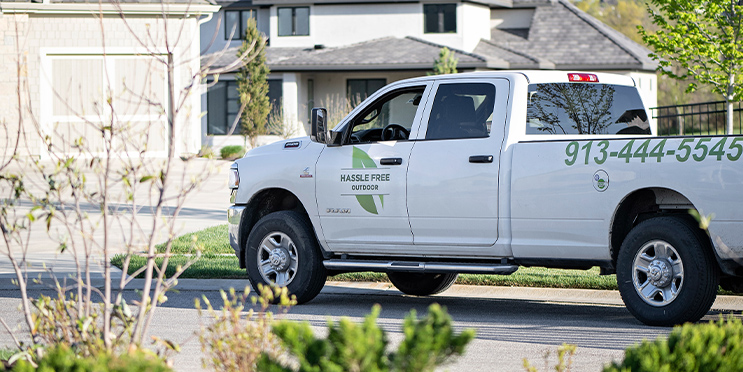 Hassle Free Lawn & Landscape Care | Overland Park, KS - truck